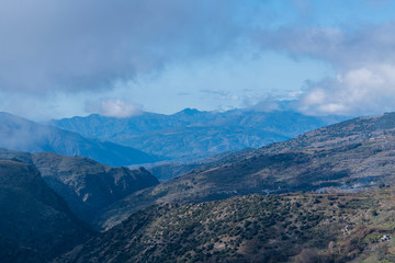 mountain landscape in the morning