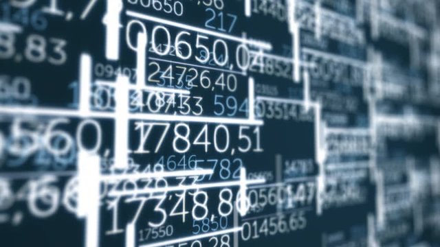 Zahlen Matrix Hintergrund