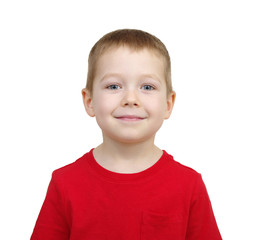 Portrait of happy little boy