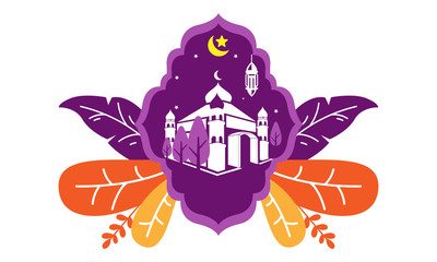 flat Ramadan illustration