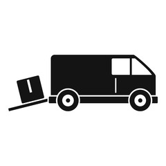 Free shipping icon. Simple illustration of free shipping vector icon for web design isolated on white background