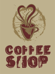 Fresh Turkish coffee print embroidery graphic design vector art