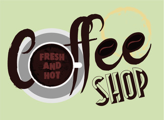 Fresh Turkish coffee print embroidery graphic design vector art