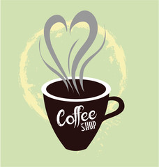 Fresh Turkish coffee print embroidery graphic design vector art