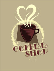 Fresh Turkish coffee print embroidery graphic design vector art