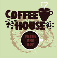 Fresh Turkish coffee print embroidery graphic design vector art