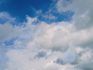 blue sky and white clouds seen during the day