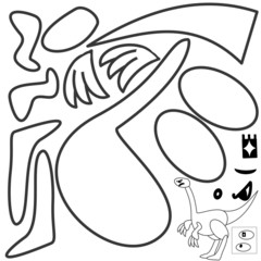 Theropods dinosaurs ( Deinonychus, Dromaeosaurus, Sinornithosaurus, Lesothosaurus, Coelophysis, Sinovenator, Anserimi, Liliensternus, Nqwebasaurus, Appalachiosaurus )