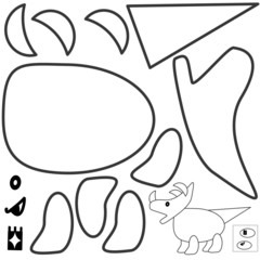 Horned Dinosaurs work book. ( Chasmosaurus, Agujaceratops, Anchiceratops, Pentaceratops, Arrhinoceratops, Eotriceratops, Torosaurus, Diceratus, Triceratops, Spinops, Albertaceratops, Coronosaurus. 