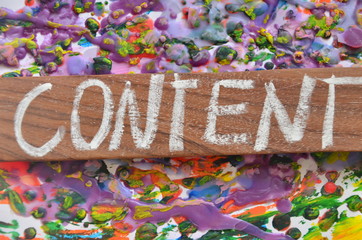 napis content © czany