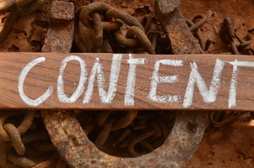 napis content © czany