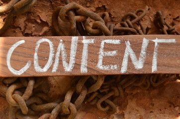 napis content © czany