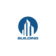 Building Construction Real Estate Logo Template Vector Icon
