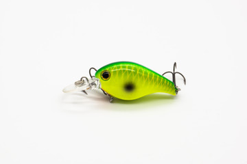 fishing lure on a hook