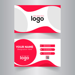 Abstract business card Design Modern corporate business card Design Template 