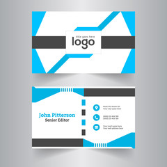 Abstract business card Design Modern corporate business card Design Template