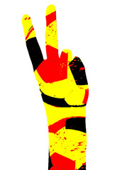 Germany flag graphic design vector art