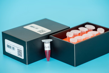 Rapid test COVID- 19 based on antibody particle