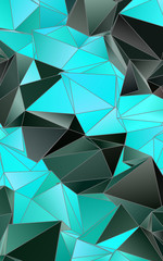 Obraz premium 3d Triangles, abstract background. Design wallpaper