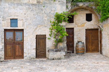 Fototapeta na wymiar old house in Matera
