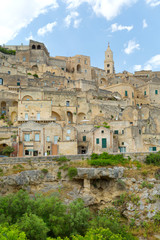 Fototapeta na wymiar cityscape of Matera, Italy