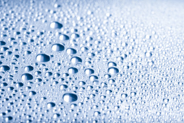 Water droplets. Taste, see and smell water. Wellness