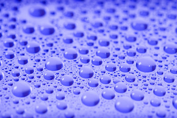 Water droplets. Taste, see and smell water. Wellness concept
