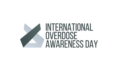 Vector illustration on the theme of International overdose awareness day observed each year on August 29th worldwide.
