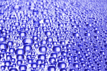 Water droplets. Taste, see and smell water. Wellness concept