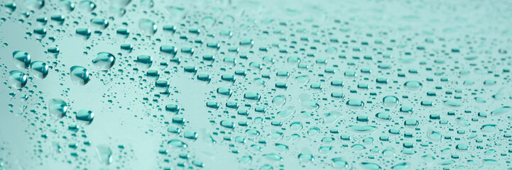 Water droplets. Taste, see and smell water. Wellness