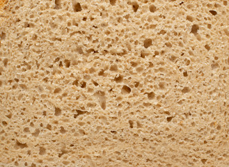 Traditional Homemade Sliced Bread Texture Background Top View