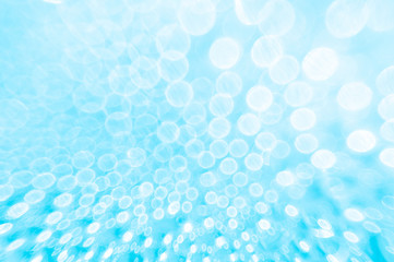 Beautiful Blue Bokeh Background