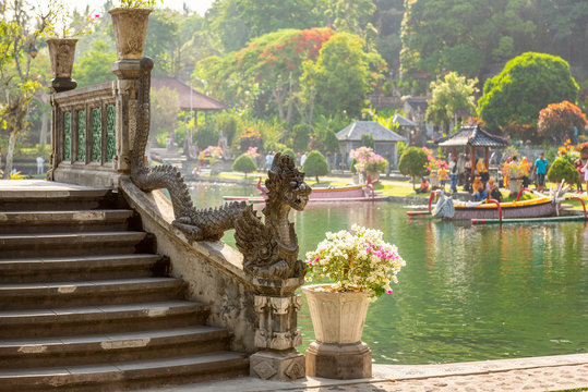 Tirta gangga water palace. Bali, Indonesia