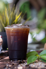 coffee, drink, beverage, background, sweet, glass, cold, cup, brown, fresh, food, ice, cafe, summer, black, cool, table, caffeine, refreshment, dessert, espresso, iced, wooden, white, cocktail