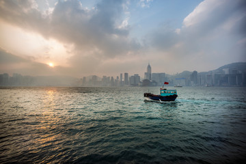 Hong Kong Harbour and ferries