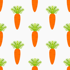Carrots  seamless pattern.