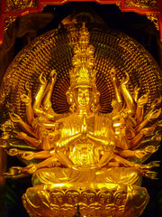 Famous Bai Dinh temple, Ninh Binh, Vietnam