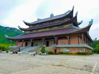 Fototapeta premium Famous Bai Dinh temple, Ninh Binh, Vietnam