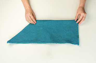 instructions do it yourself, roll up the towel nicely