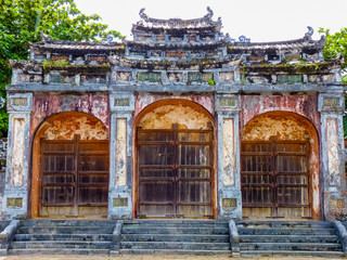 Fototapeta na wymiar Minh Mang Tomb, Hue, Vietnam