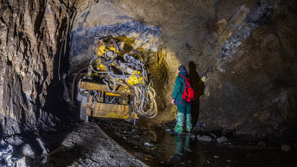 Underground mine equipment