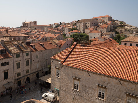 Vistas de Dubrovnik desde las murallas de la ciudad