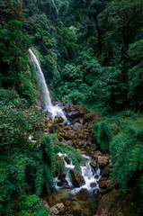 Seven Sisters waterfall near Gangtok, Sikkim, India
