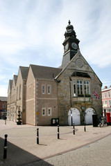 Obraz premium The town centre in Evesham, Worcestershire, UK