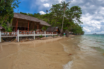 Beautiful coast on the Andaman Sea