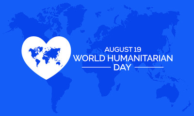 Vector illustration on the theme of World Humanitarian day observed each year on August 19th worldwide.