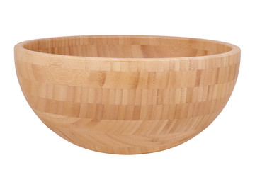 Bamboo salad bowl