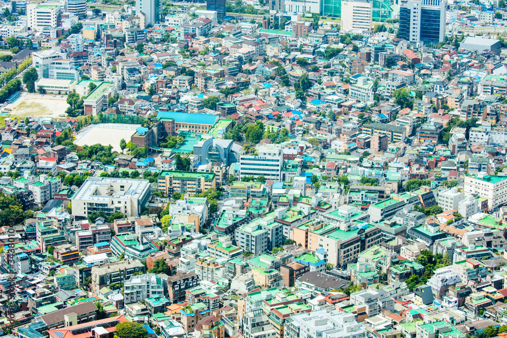 Wall mural Namsan Tower View Seoul