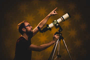 Space, cosmos and universe, Milky way stars. My astronomy work.