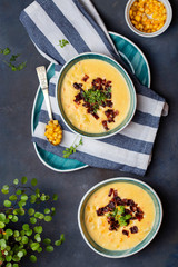 cream Chowder with Sweet Corn and Bacon